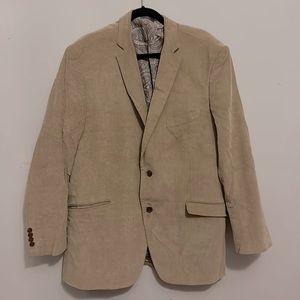 Tan Madison corduroy suit jacket